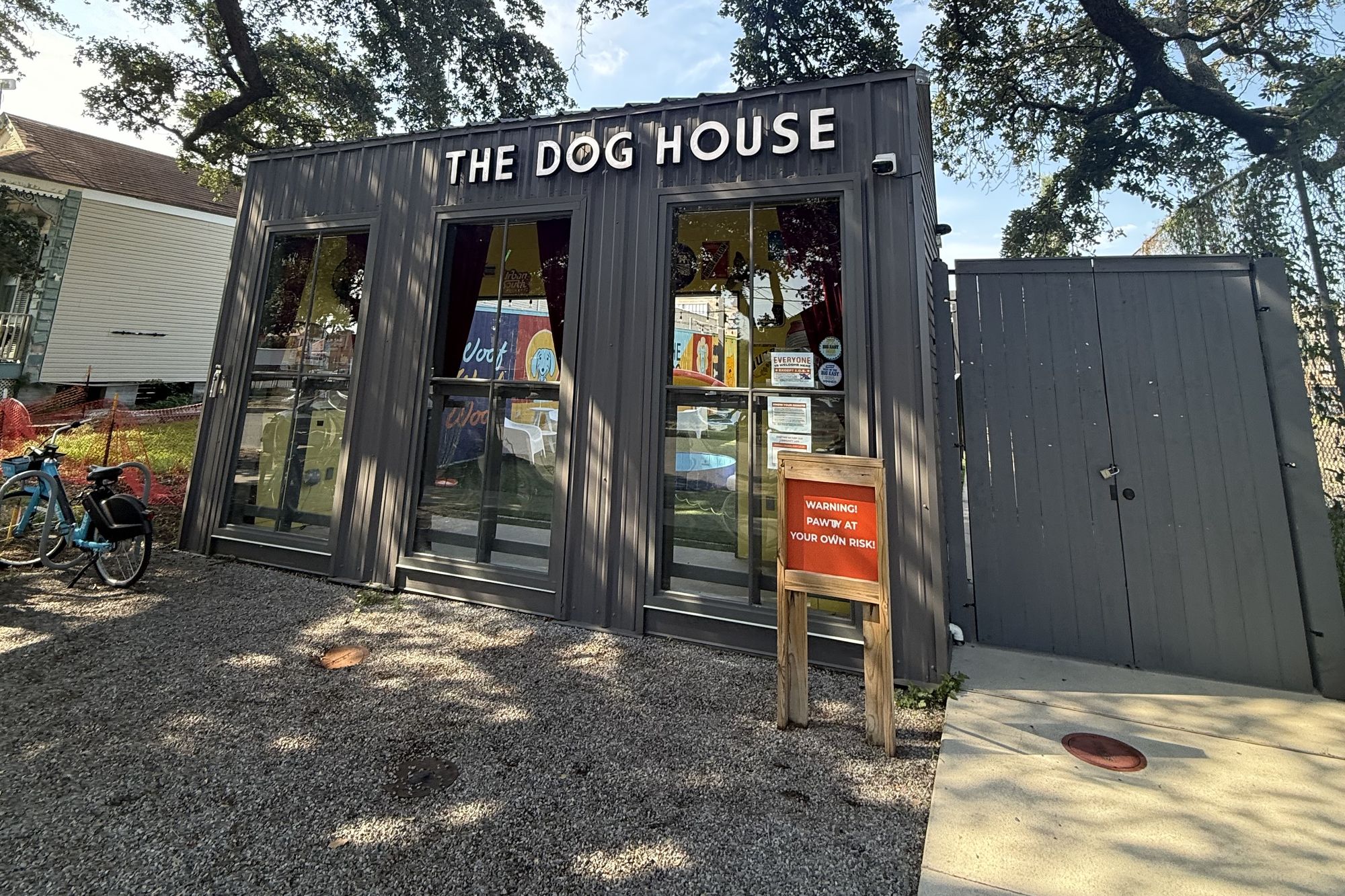 The Dog House storefront on Banks Street